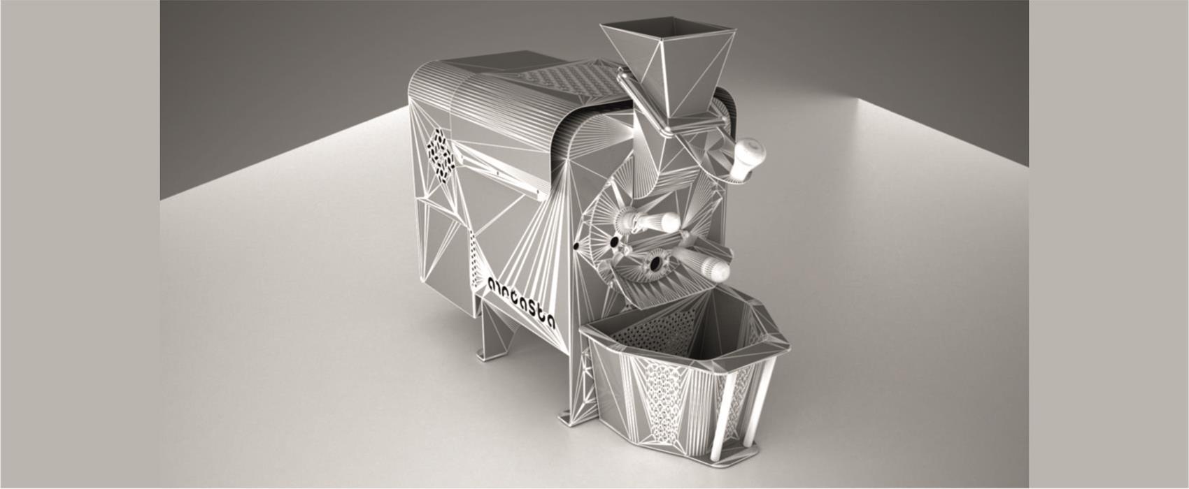 Smart and Compact COFFEE ROASTER machine
